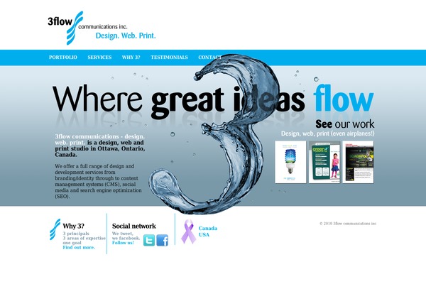 Webfolio theme site design template sample