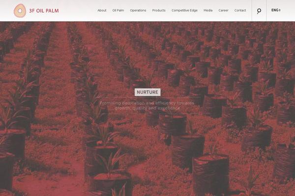 Folio theme site design template sample