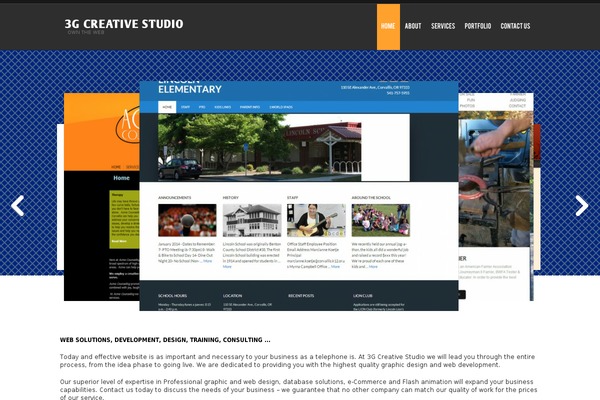 3gcreativestudio.com site used Theme1415