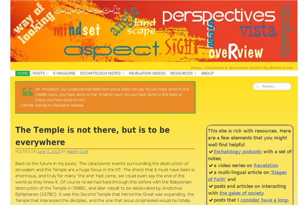 WordPress website screenshot