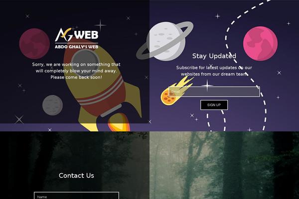 Site using Launcher: Coming Soon & Maintenance Mode plugin