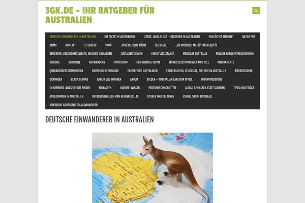 Magazino theme site design template sample