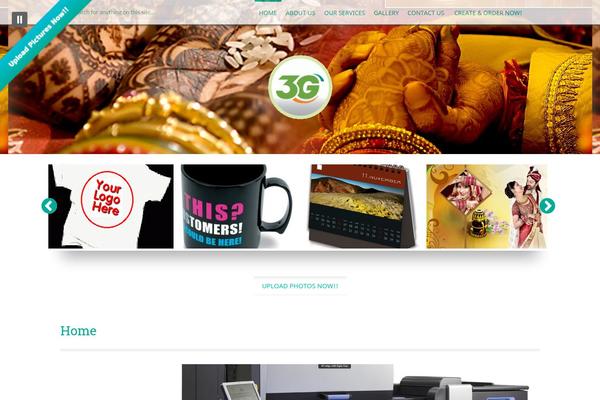 Preus theme site design template sample