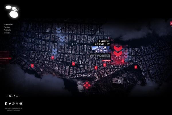 Skylab theme site design template sample