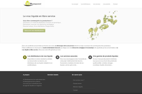Incredible Wp theme site design template sample