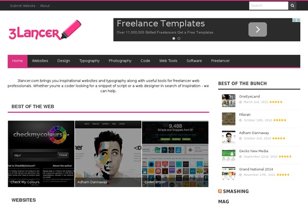 Renad theme site design template sample