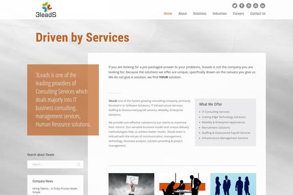 3leads.com site used Tectonic