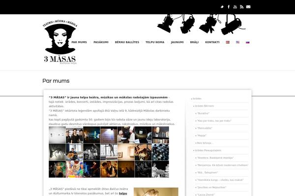Incarnation theme site design template sample