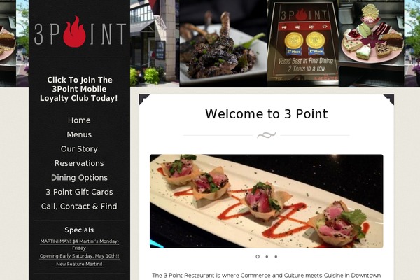 Eatery theme site design template sample