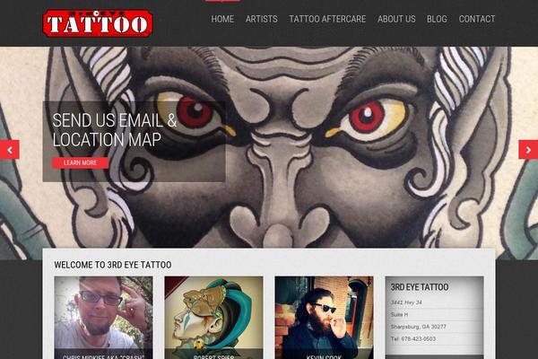 Site using Tattoocloud-portfolio plugin