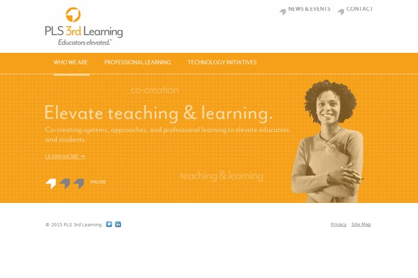 Pls theme site design template sample