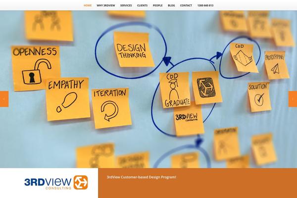 Scroller theme site design template sample