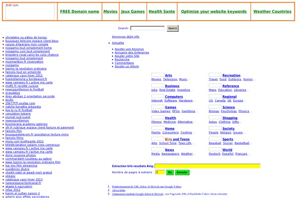Coraline theme site design template sample