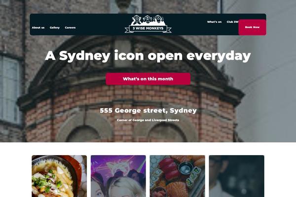 3wisemonkeys.com.au site used 3wisemonkey
