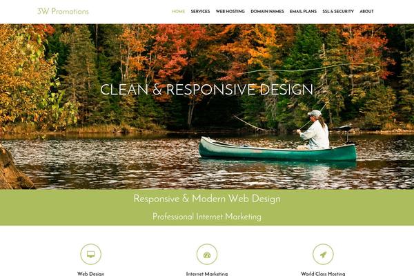 Ares theme site design template sample