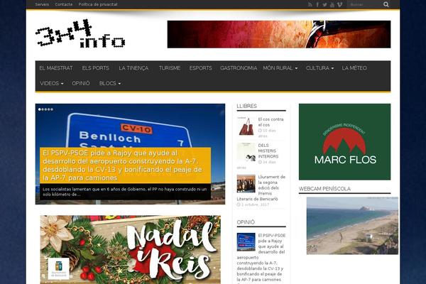 Jarida theme site design template sample