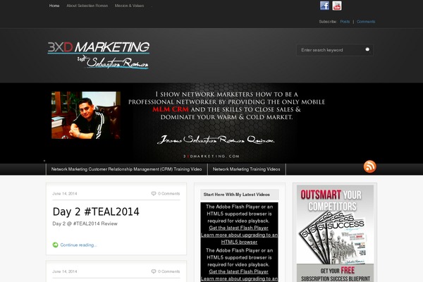 Fresh News theme site design template sample