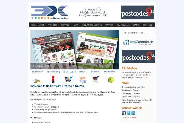 Site using Postcodes4u-address-finder plugin