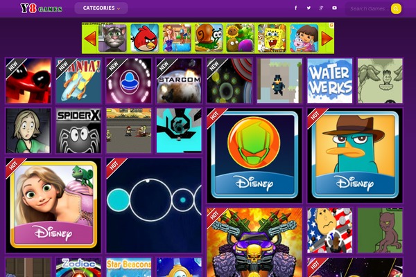 3y8.org site used Kizi Theme