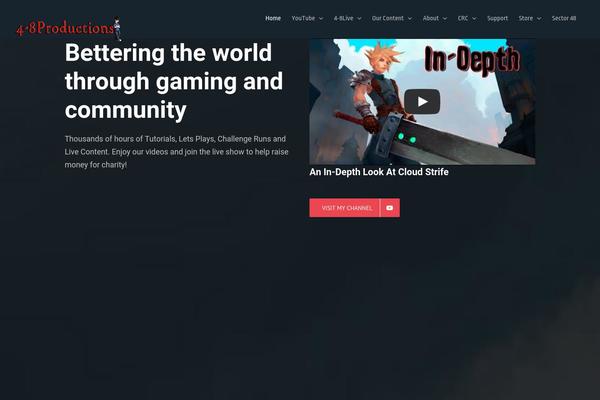 Site using Tomparisde-twitchtv-widget plugin
