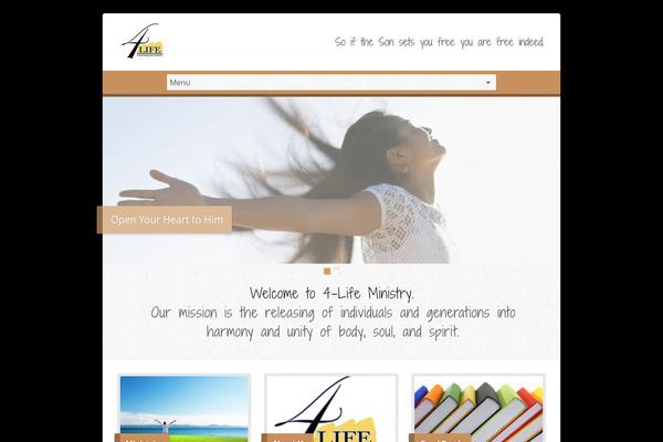 Risen theme site design template sample