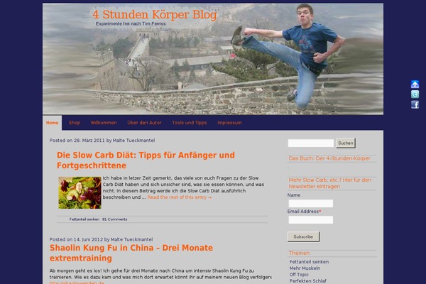 Atmosphere 2010 theme site design template sample