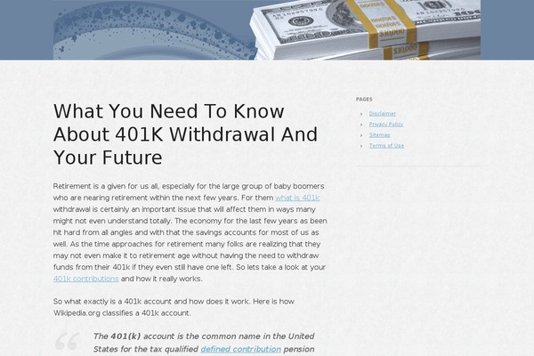 Balance theme site design template sample