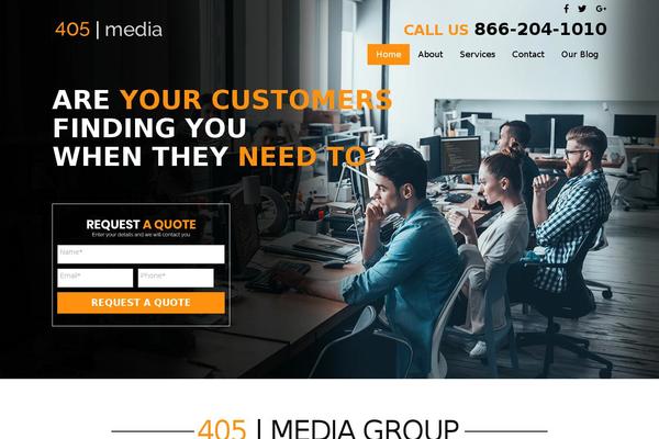 405mediagroup.com site used Builderchild-custom