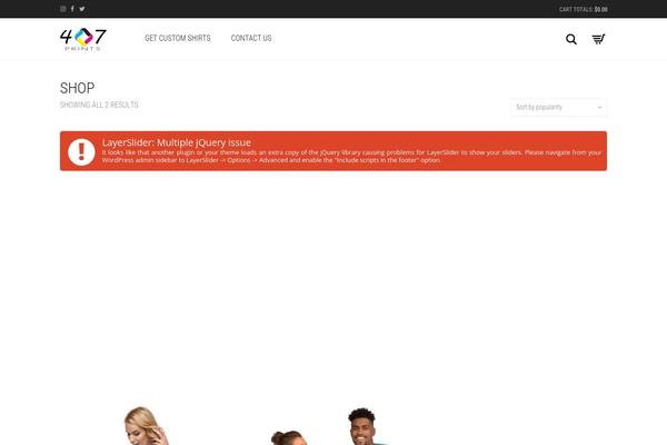 Site using LayerSlider plugin