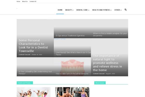 NewsMag theme site design template sample