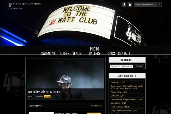 Argent theme site design template sample