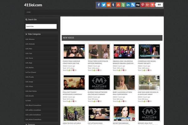 411lol.com site used Wpvideotube