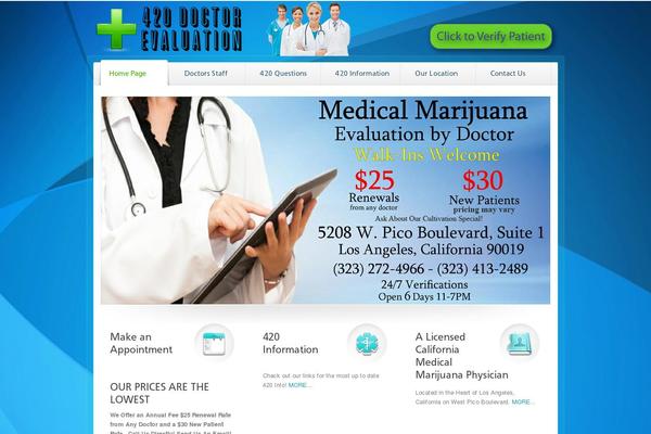 Medica theme site design template sample