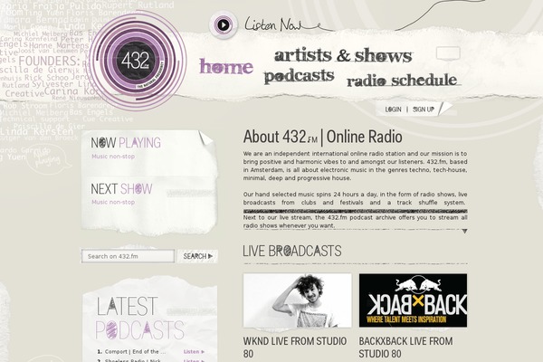 Fm theme site design template sample