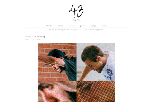 43magazine.com site used Manifest 1.1