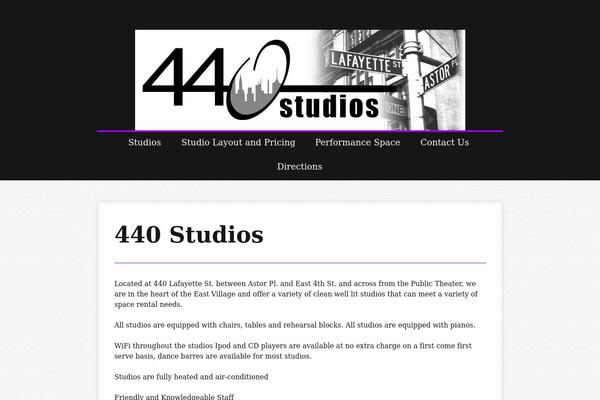 440studios.com site used Typo