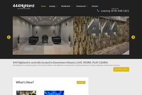 Resort theme site design template sample