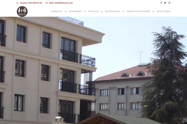 Archi theme site design template sample