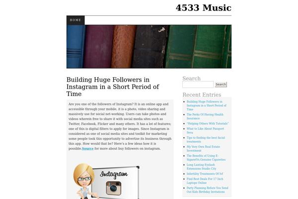 Pilcrow theme site design template sample