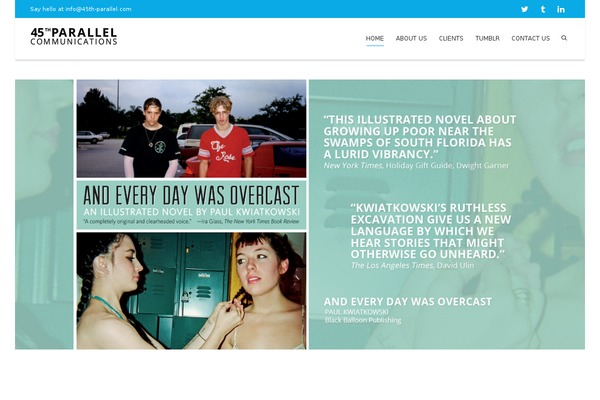 Dante theme site design template sample