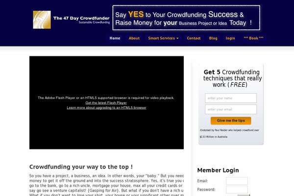 47daycrowdfunder.com site used Striking