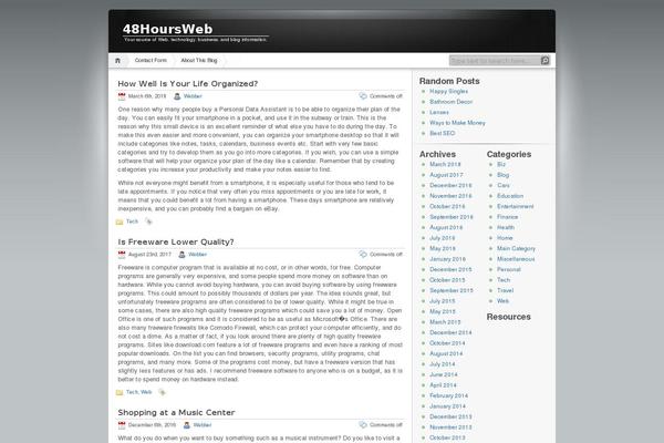 iNove theme site design template sample