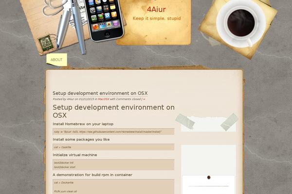 Desk Mess Mirrored theme site design template sample