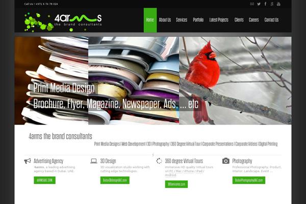 Nine theme site design template sample