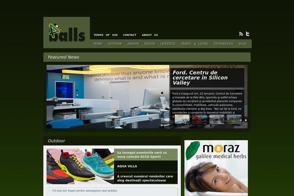 Magnific theme site design template sample