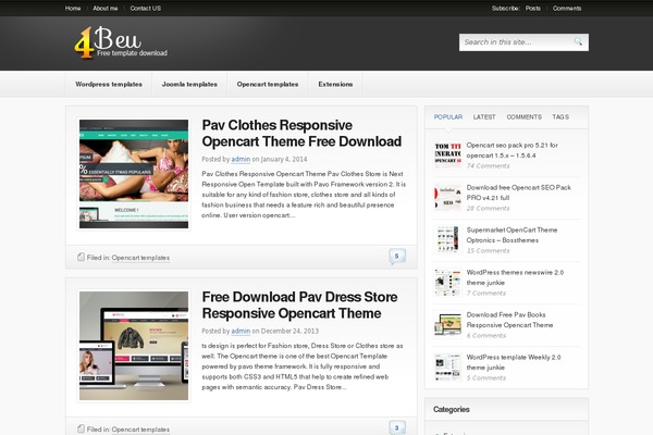 Bigfoot theme site design template sample