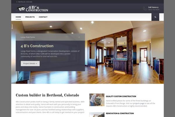 BuildMe theme site design template sample