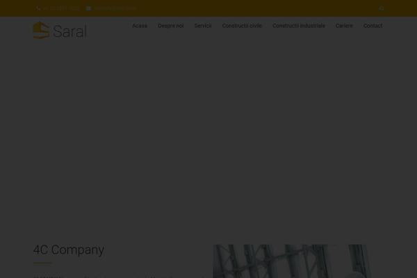 Saral theme site design template sample
