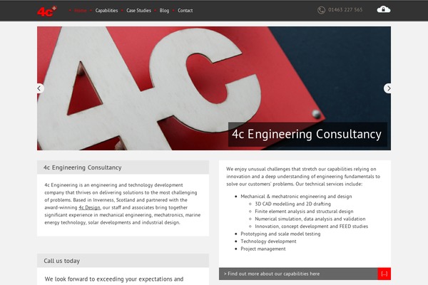 4cengineering.co.uk site used 4c