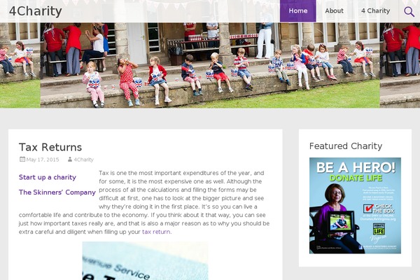 Radiate theme site design template sample